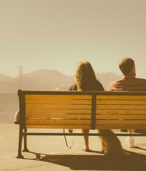 Golden hour by the water